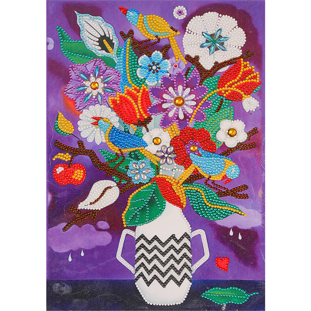 

Vase of Flowers - Special Shaped Diamond Painting - 30*40CM, 501 Original