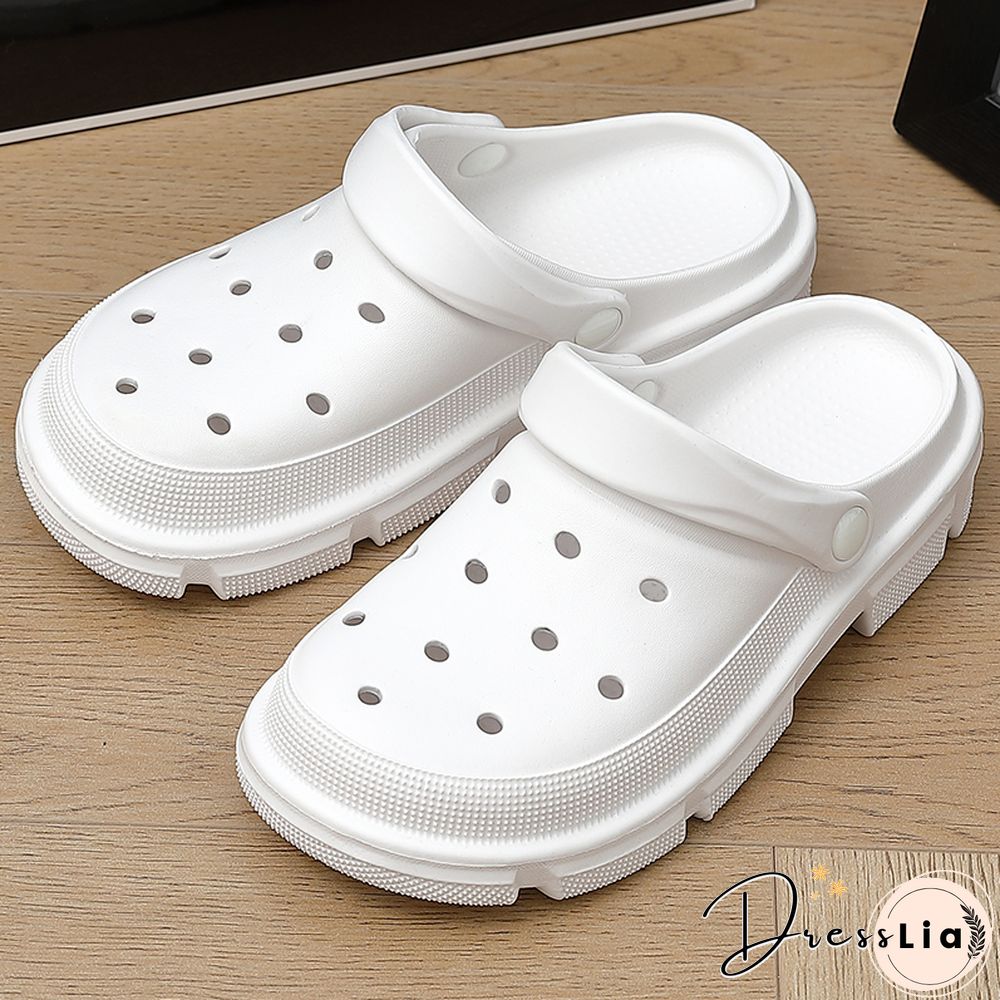 Platform Sandals Summer Women Slippers 6cm Wedges Sandals Outdoor Clogs Thick Street Beach Slide Flip Flops Garden Shoes