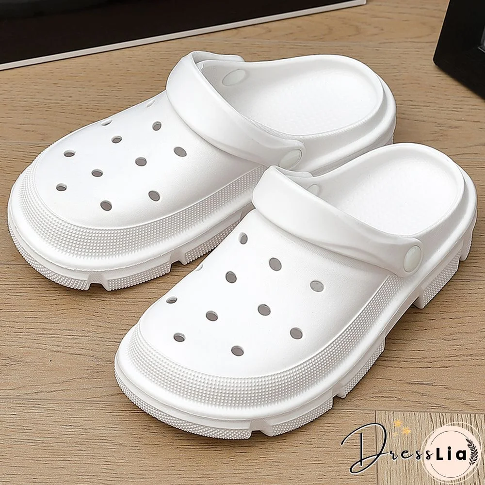 Platform Sandals Summer Women Slippers 6cm Wedges Sandals Outdoor Clogs Thick Street Beach Slide Flip Flops Garden Shoes