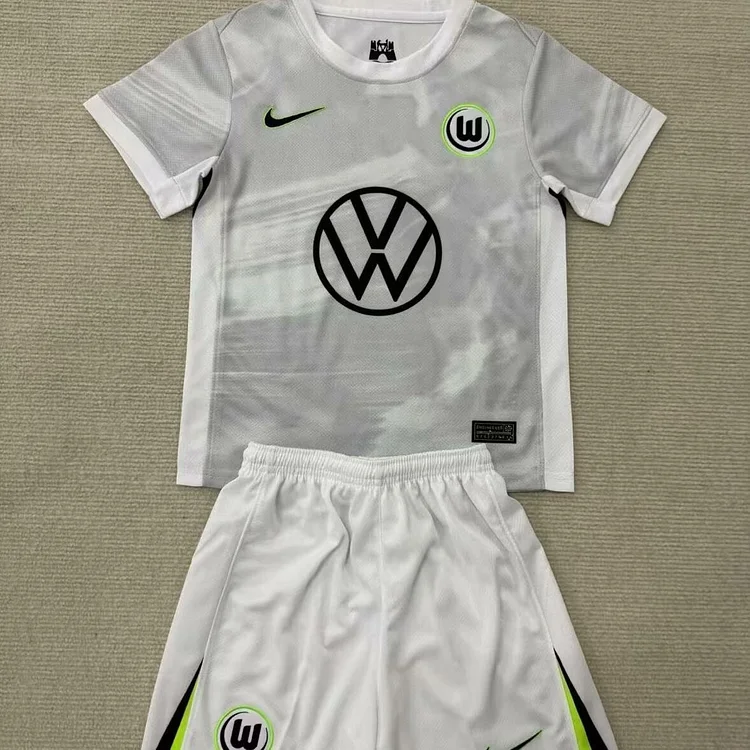 Kids Wolfsburg 25/26 Away Football Kit