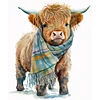 Cute Yak - 11CT Counted Cross Stitch - 40*45cm - Animal
