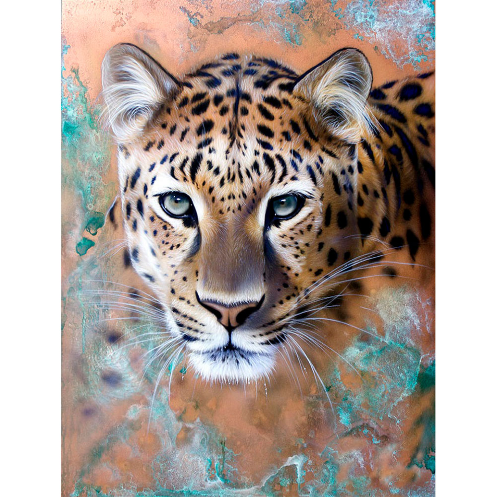 

(Multi-Size) Leopard - Round/Square Drill Diamond Painting, Square diamond 30*40cm, 501 Original