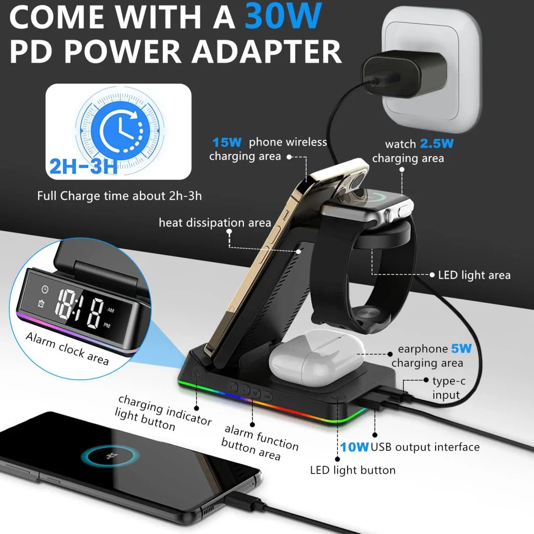 Multi-functional Portable Wireless Charger