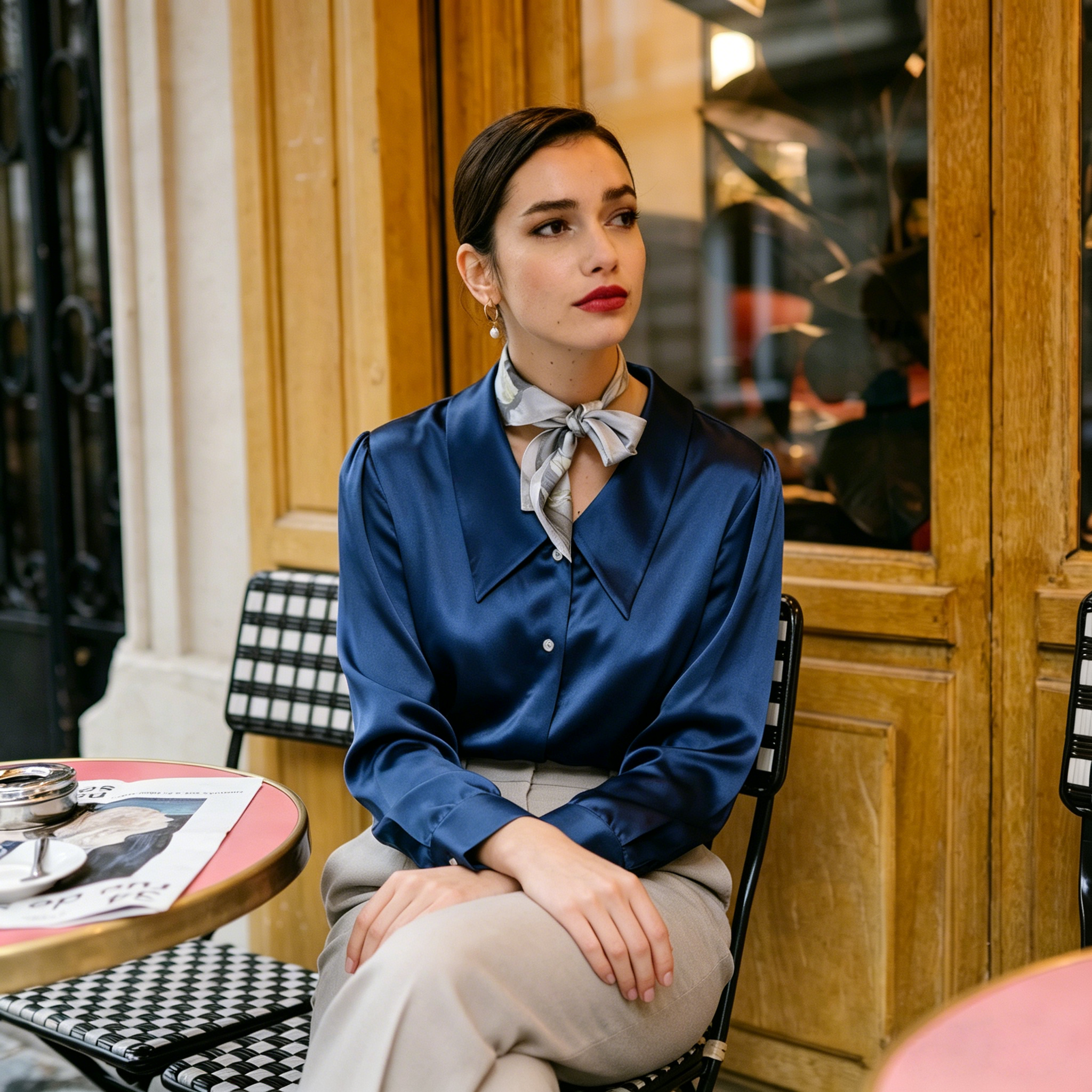 Silk Blouse Shirt For Women 22 MM Classic REAL SILK LIFE