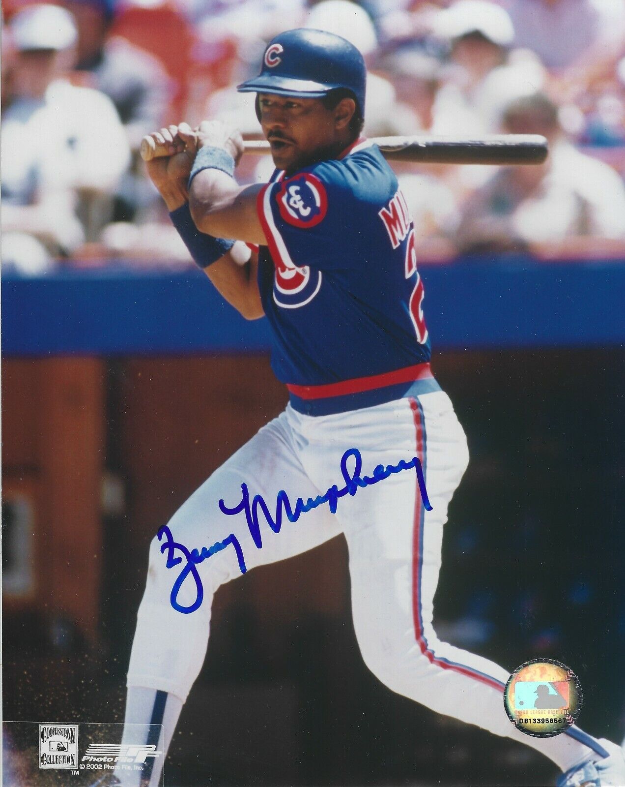 Signed 8x10 JERRY MUMPHREY Chicago Cubs Autographed Photo Poster painting w/COA