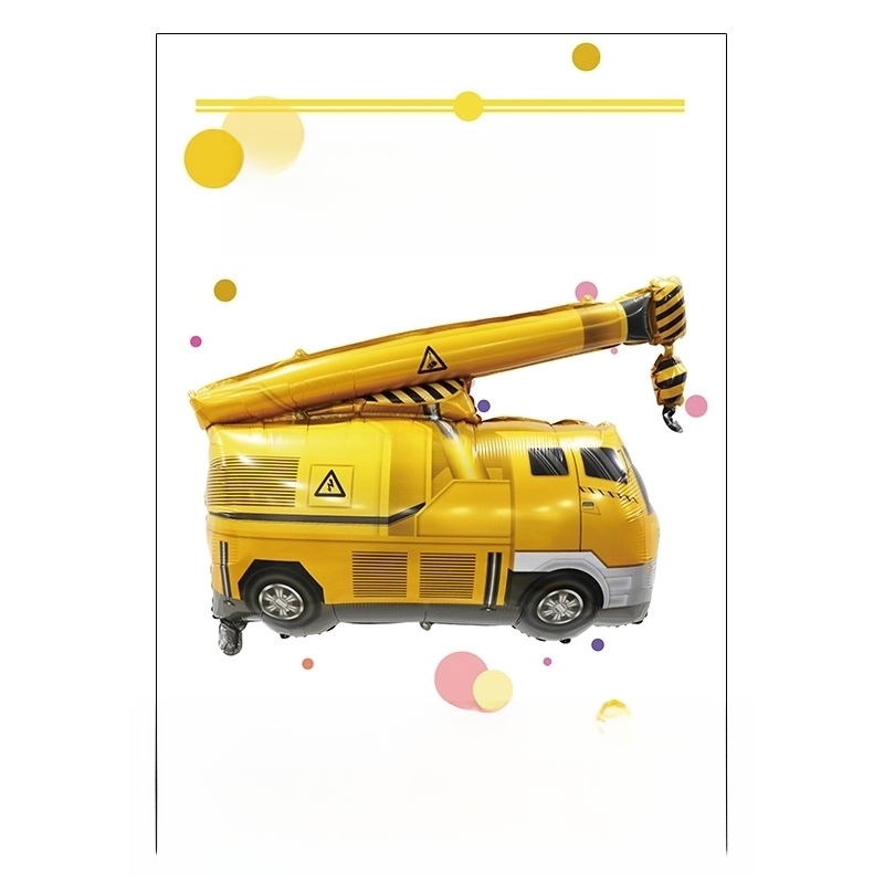 Birthday Cartoon Style Cute Car Airplane Aluminum Film Indoor Party Balloons