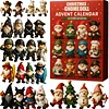 Christmas Santa Claus Gnome Doll Advent For Christmas Gift Decoration Collection