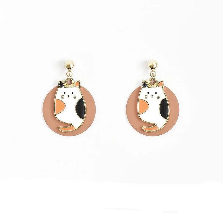 Fat Cat Earrings