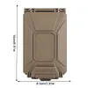 Modular Battery Storage Box Organizer for CR2032 AAA 18650 18350 CR123A (Khaki)