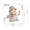 Diamond Painting-DIY Crystal Rhinestone Snowman