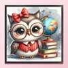 Owl-18CT Stamped Cross Stitch Kit(20x20cm)