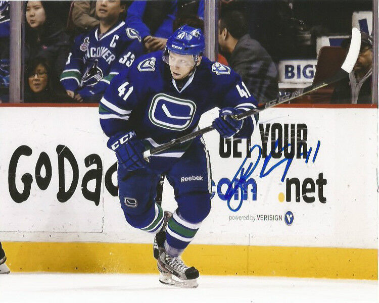 Vancouver Canucks Ronalds Kenins Autographed Signed 8x10 Photo Poster painting COA C