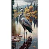 (US Local)Crane-11CT Stamped Cross Stitch Kit(40x70cm)