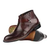 Fashion Mens Luxury Genuine Leather Dress Ankle Boots