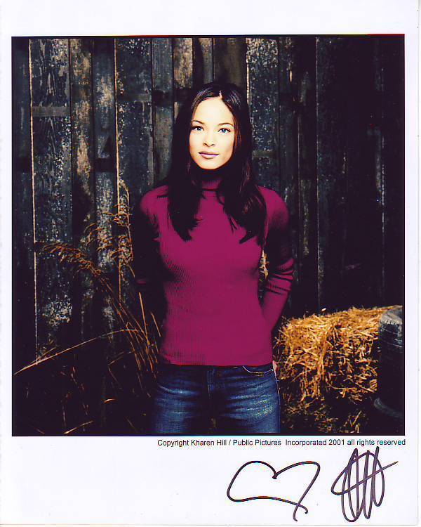 KRISTIN KREUK Signed Autographed Photo Poster painting