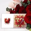 6Pcs Valentines Day Diamond Painting Greeting Card