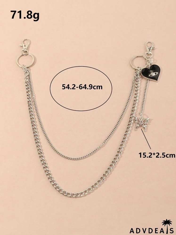 Heart Charm Pant Chain