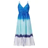 Gioiacombo&trade; Nuovo abito con bretelle tie-dye per la primavera e l'estate