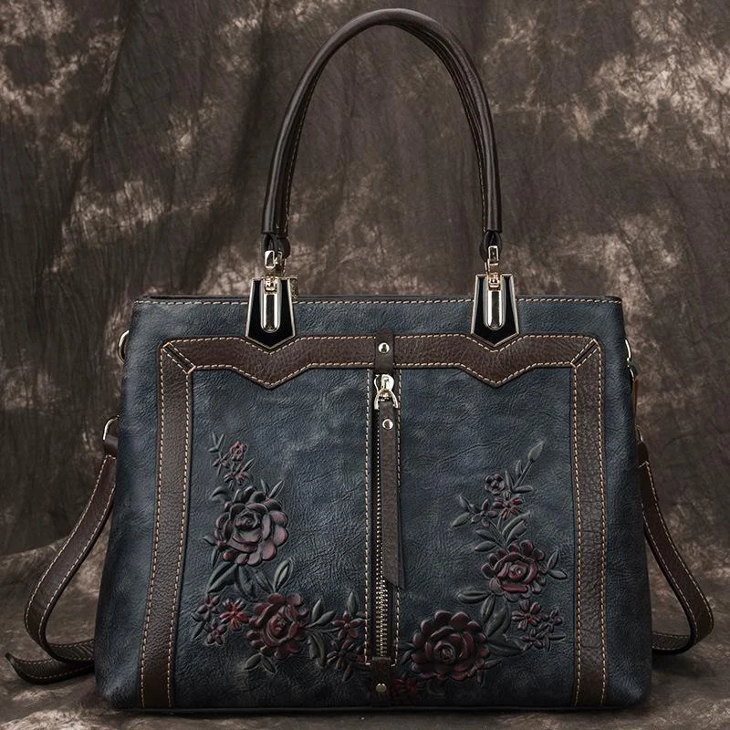 MOTAORA Women's Bag Retro Genuine Leather Luxury Handbags For Women 2022 New Handmade Crossbody Bag Large Capacity Bags Female