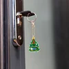 5pcs/set DIY Xmas Tree Diamonds Painting Keychain Kits