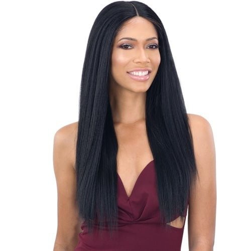 Shake-N-Go Organique Synthetic Lace Front Wig - Light Yaky Straight 24"