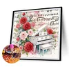 (US Local)4Pack Flower-Crystal Rhinestone Diamond Painting(30x30cm)
