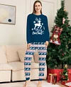 Family Matching Alphabet Christmas Parent-child Pajamas