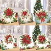 6pcs DIY Christmas Atmosphere 3D standing Diamond Painting Greeting Card