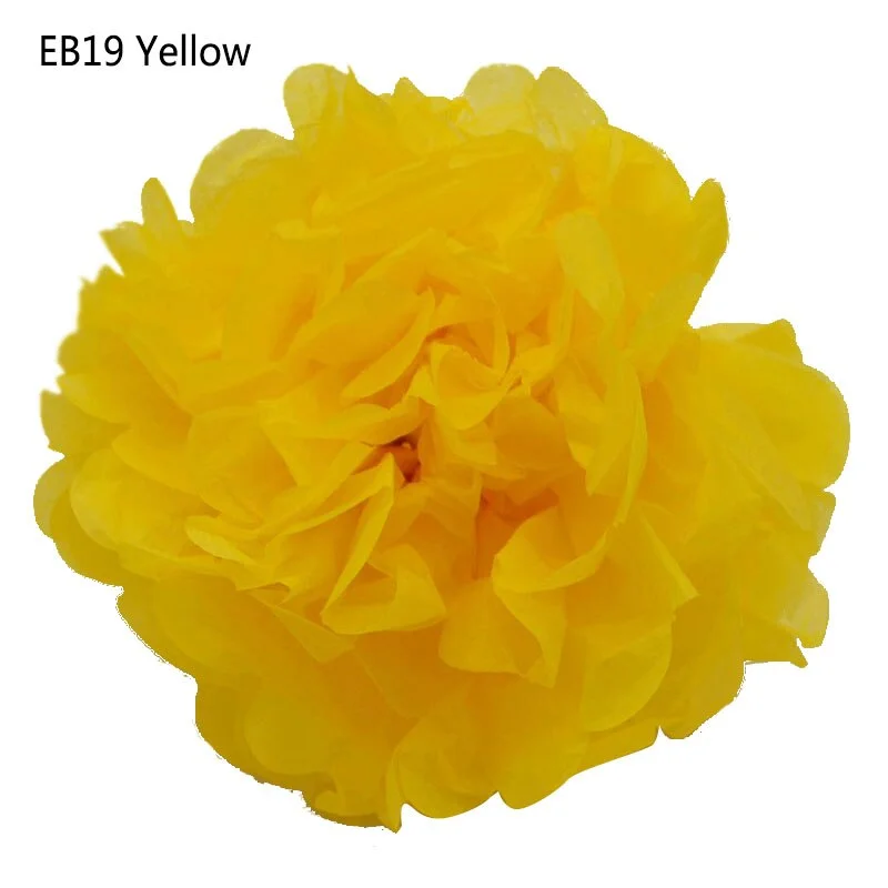 5PCS Handmade 6 (15CM) Tissue Paper Pom Poms Paper Flower Ball For Home Garden Party Wedding Birthday&Wedding Car Decoration