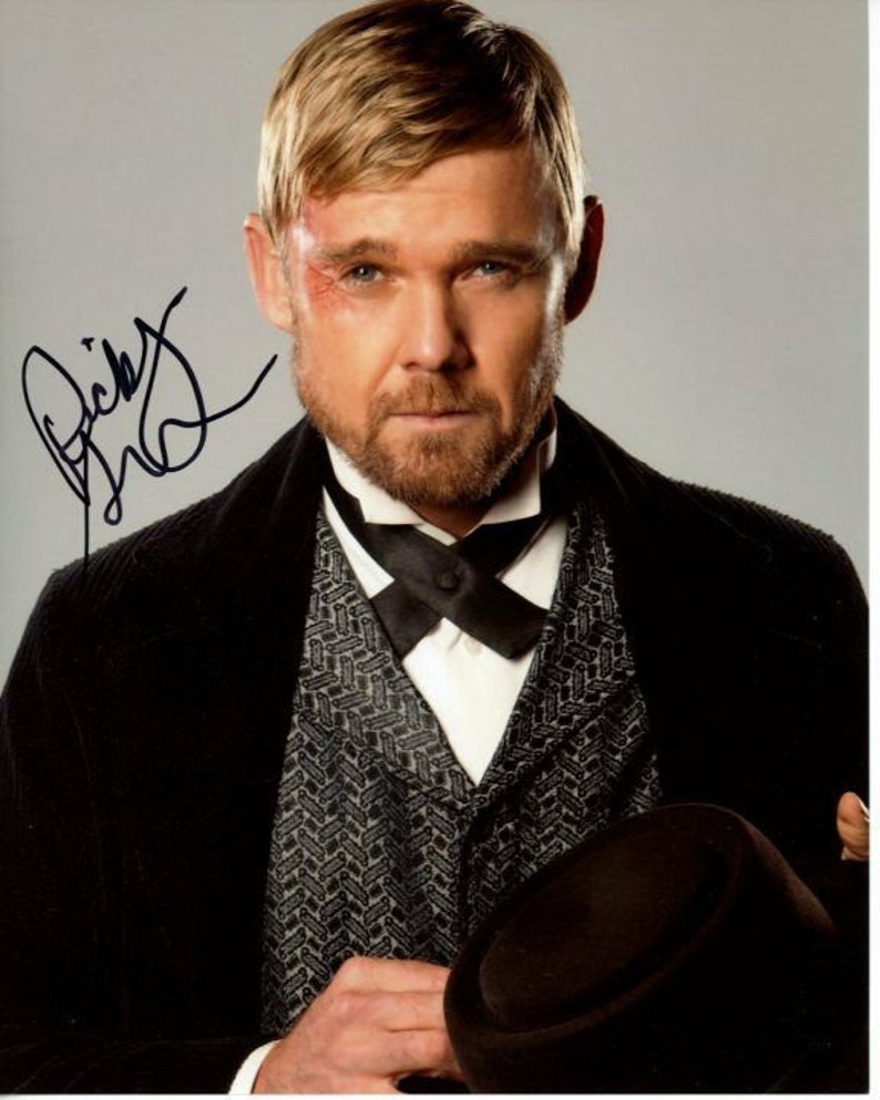 Rick ricky schroder signed autographed return to lonesome dove newt dobbs Photo Poster painting