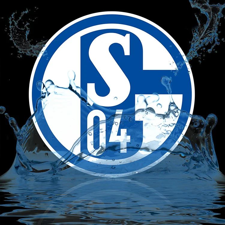 Schalke Logo - Full Round - Diamond Painting (40*40cm)