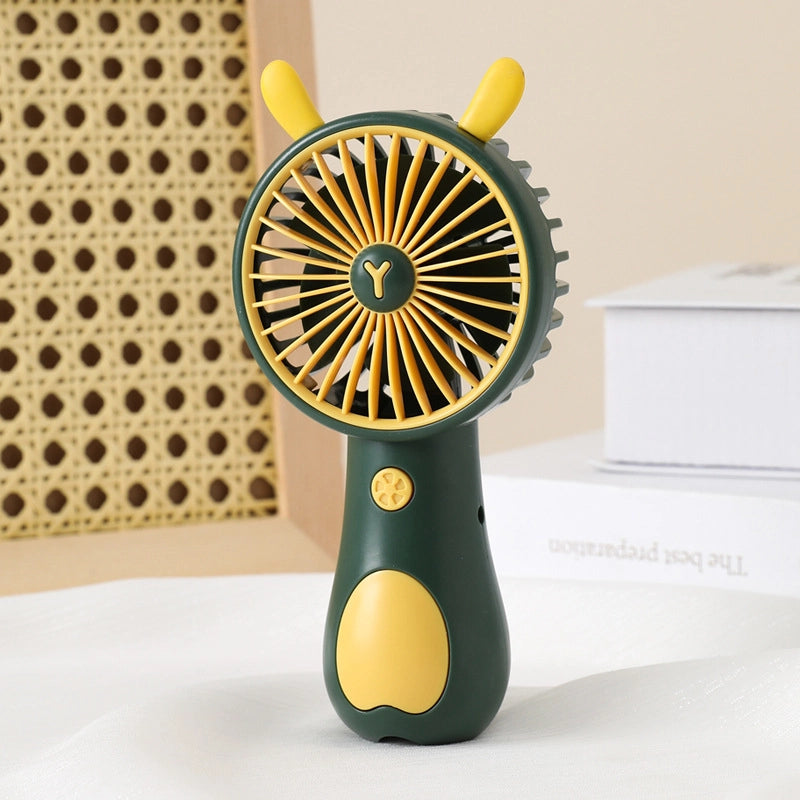 New Flower Mini Hand-held Small Fan Summer Fresh Portable Portable Portable Fan Usb Storage Electric Fan