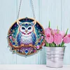 (US Only)3Pcs Owl Diamond Painting Set Diamond Art Pendant Wall Door Decoration