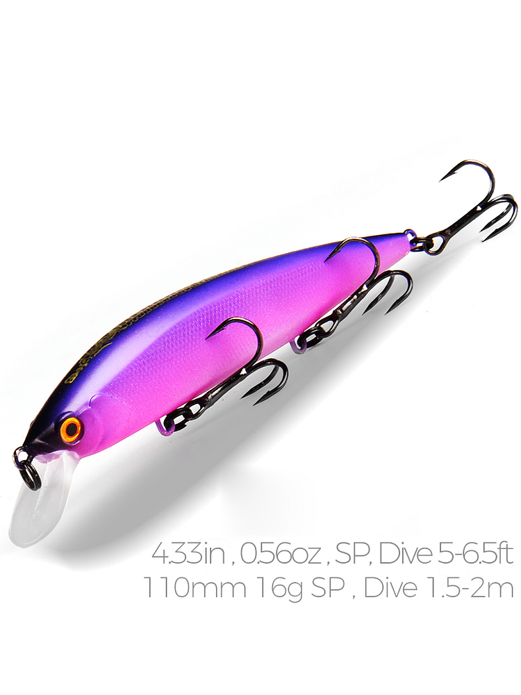 Bearking Artificial Bait Tungsten System Fishing Lures 110mm 16g 16colors