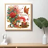 Blumenschmetterling - speziell geformte Diamond Painting - 30*30cm