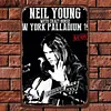 Neil Young - Panneaux en &eacute;tain m&eacute;tallique(20*30cm/30*40cm) - Musique