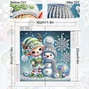 Diamond Painting - Partial Special Shaped Drill - Winter Snowman(Canvas|30*30cm)