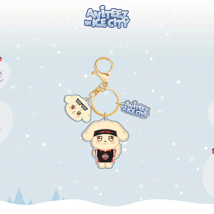 ATEEZ Aniteez In Ice City Acrylic Keychain