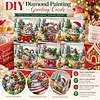 6Pcs DIY Christmas Dessert-Diamond Painting Greeting Card
