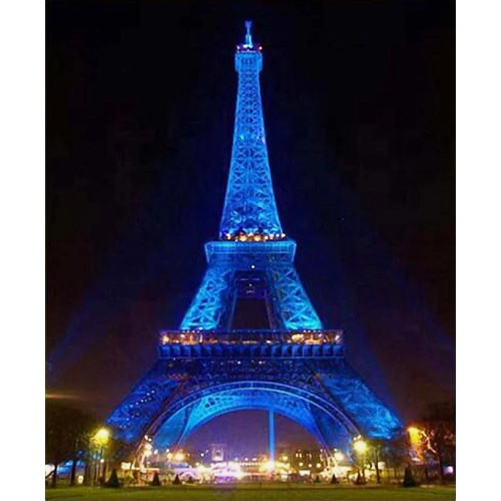 Full Round Diamond Painting - Eiffel Tower(30*40cm)