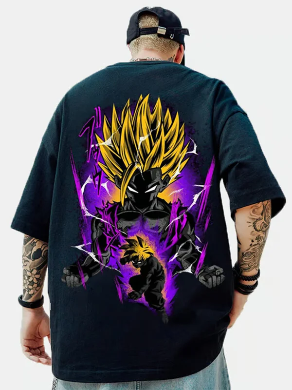 Men's Fashionable Dragon Ball Son Gohan Super Saiyan 2 T-shirt