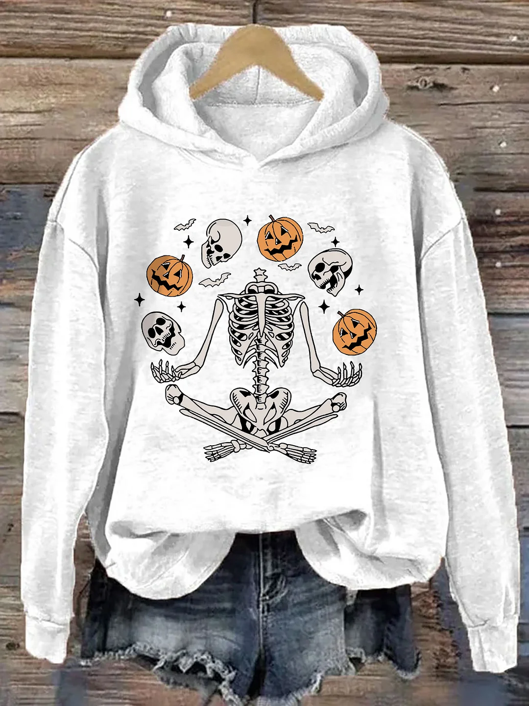 Funny Skeleton Halloween Hoodie