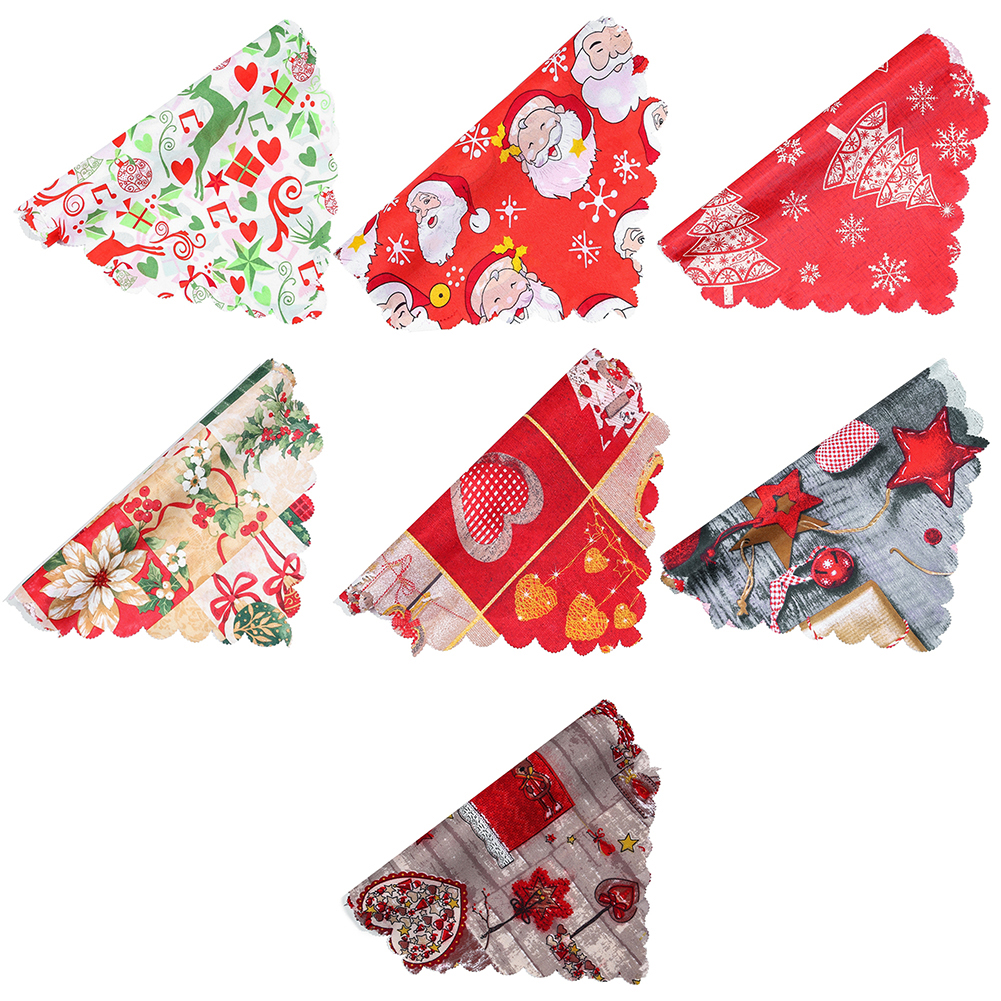 

Christmas Table Flag Retro Tablecloth Xmas Table Decorations for Home Party, 501 Original