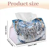Diamond Painting PU Snow Wolf Tissue Box Tissue Holder