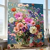 Framed Daisy-Paint By Numbers Acrylic Painting 30*40Cm With Color Box 5Ml（18Colors）