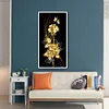 Diamond Painting -DIY Round Drill Golden Flower(85*45 CM)