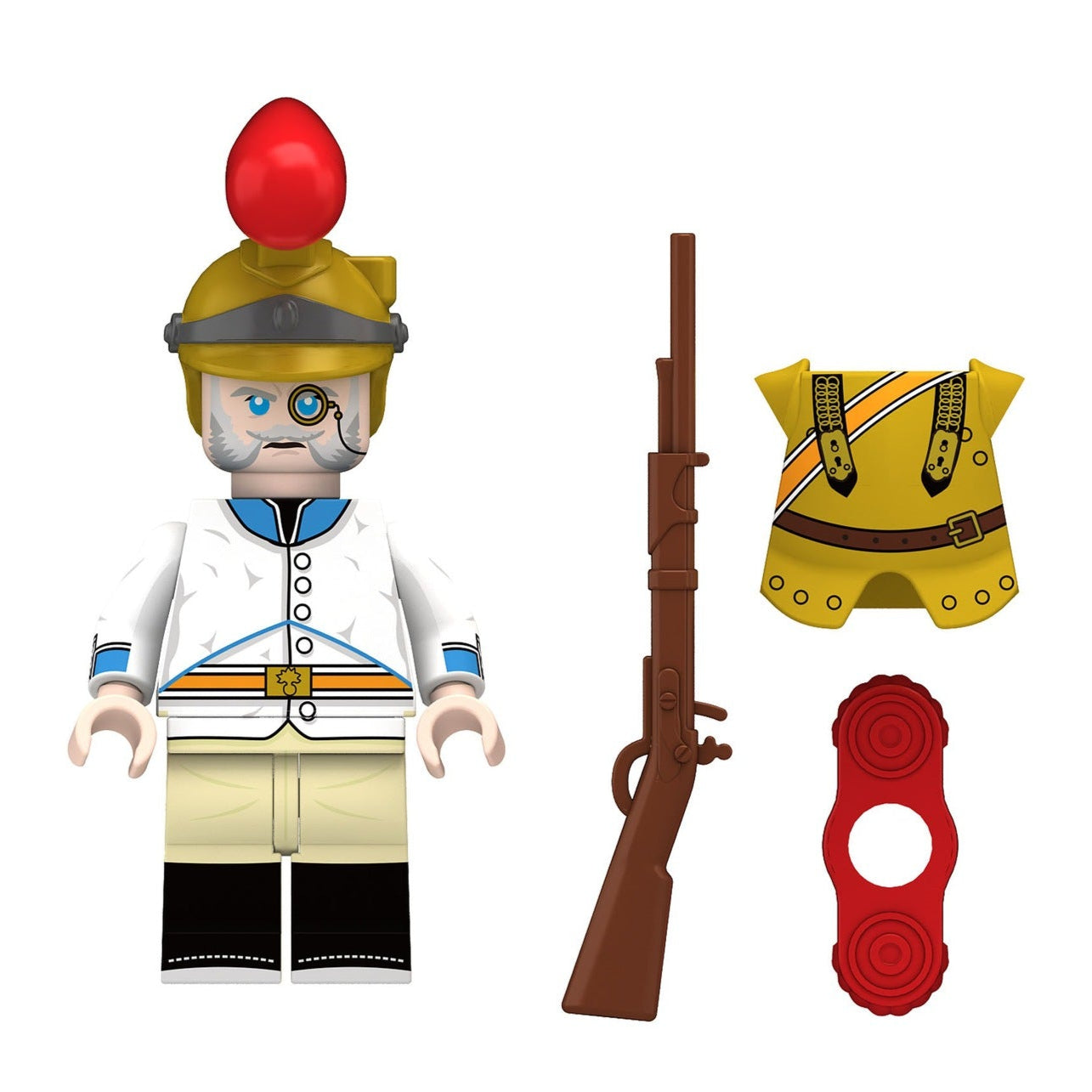 Mounted Carabiniers France Soldier Minifigure Minifigure Bricks monstertoys