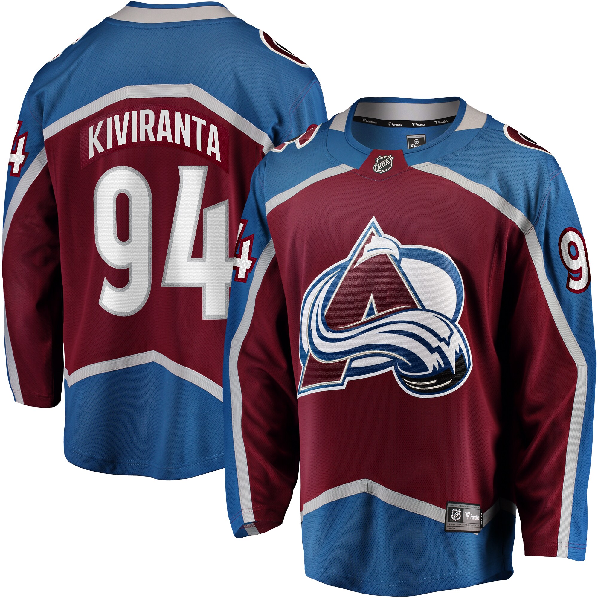Joel Kiviranta Colorado Avalanche Fanatics Home Premier Breakaway   Jersey – Maroon mysite