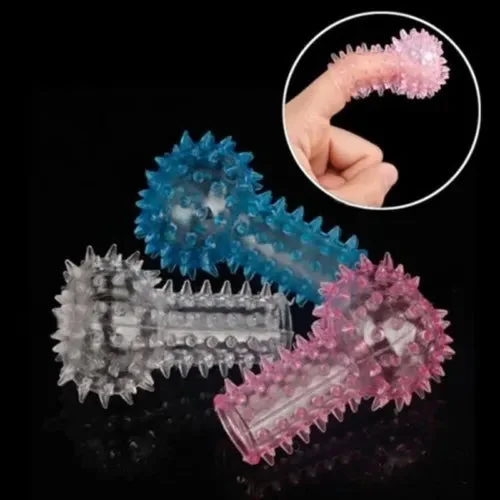 pornhint Pornhint 1pc Finger Condom Sleeve Soft Silicone Stimulator Sensation Textured by Random