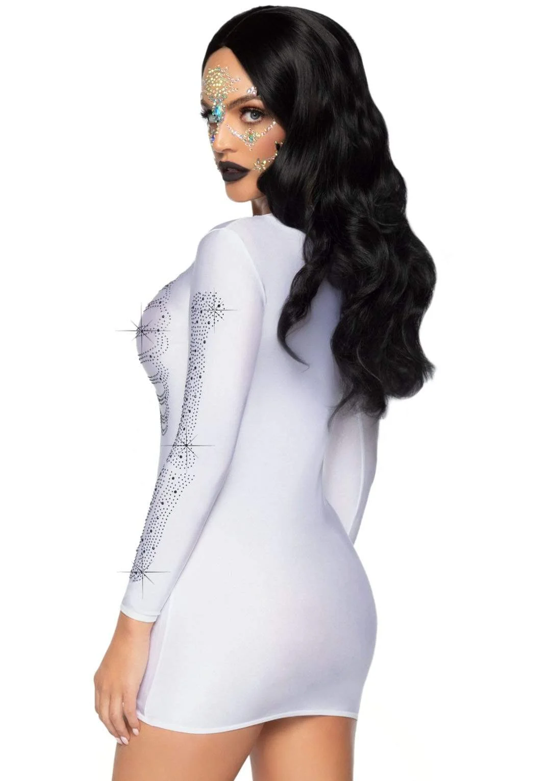 Rhinestone Skeleton Dress